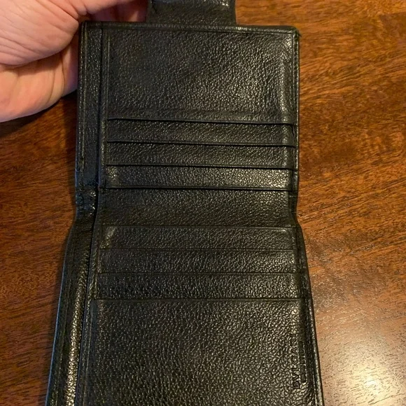 XXSOLDXX BVLGARI Denim and Leather Monogram Wallet EUC - Picture 4 of 10